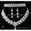 three-piece Yiwu Wedding pearl rhinestone necklace